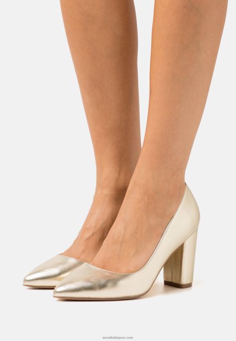 sievietes klasiski zelta papēži 2LHT1675 Anna Field