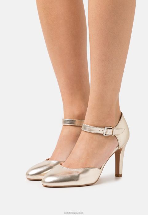 sievietes klasiski zelta papēži 2LHT1692 Anna Field