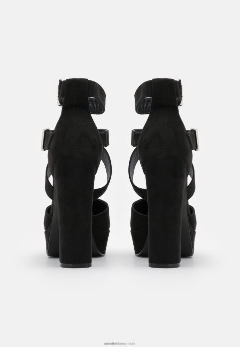 sievietes melni augsti papēži 2LHT1724 Anna Field