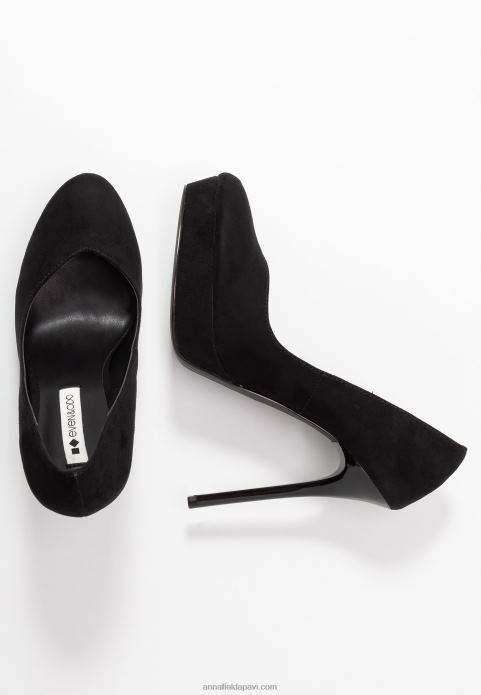 sievietes melni augsti papēži 2LHT1735 Anna Field