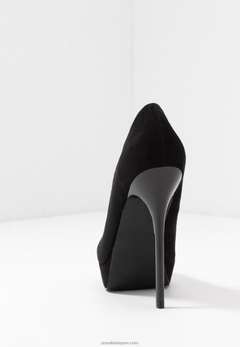 sievietes melni augsti papēži 2LHT1735 Anna Field