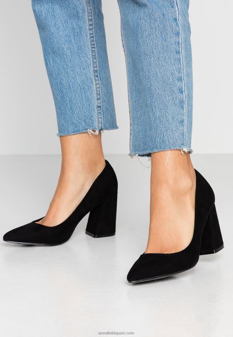 sievietes melni augsti papēži 2LHT1745 Anna Field