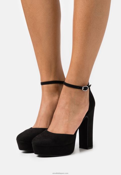 sievietes melni augsti papēži 2LHT1760 Anna Field