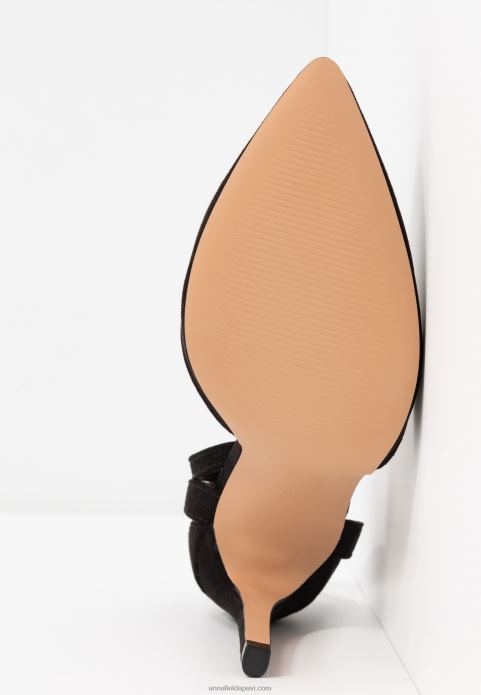 sievietes onlchloe augstpapēžu kurpes melnas 2LHT1707 Anna Field