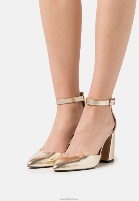 sievietes onlpavi klasiskie papēži zelta 2LHT1758 Anna Field