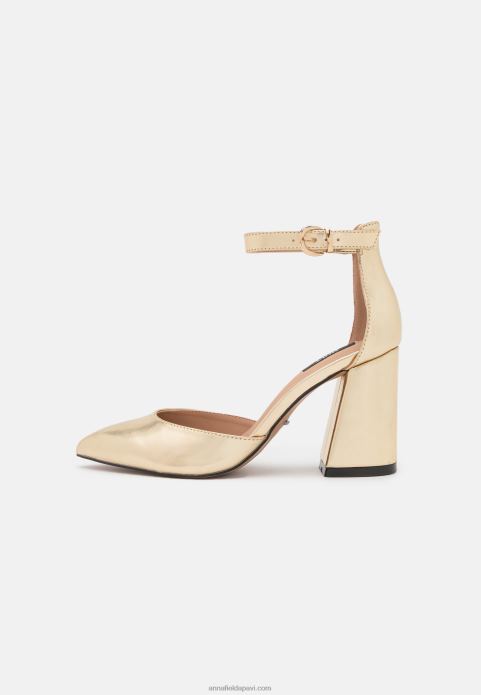 sievietes onlpavi klasiskie papēži zelta 2LHT1758 Anna Field