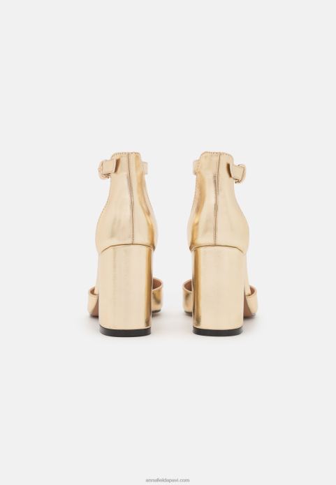 sievietes onlpavi klasiskie papēži zelta 2LHT1758 Anna Field