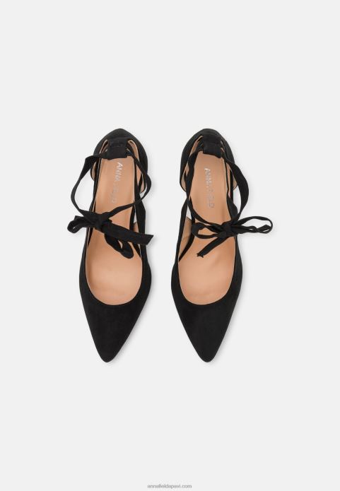 sievietes šņorējami papēži melni 2LHT1772 Anna Field