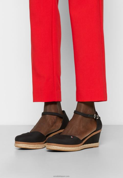 sievietes pamata slēgts purngals vidus ķīlis ķīļi melni 2LHT1710 Anna Field