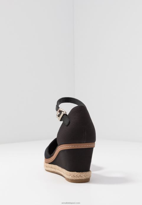 sievietes pamata slēgts purngals vidus ķīlis ķīļi melni 2LHT1710 Anna Field