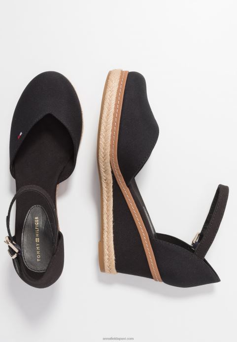 sievietes pamata slēgts purngals vidus ķīlis ķīļi melni 2LHT1710 Anna Field