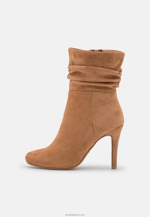 sievietes augstpapēžu puszābaki konjaks 2LHT2256 Anna Field