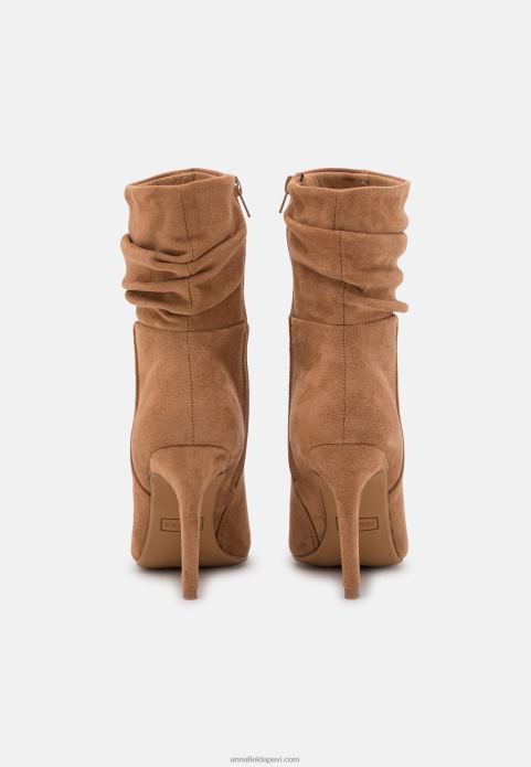 sievietes augstpapēžu puszābaki konjaks 2LHT2256 Anna Field