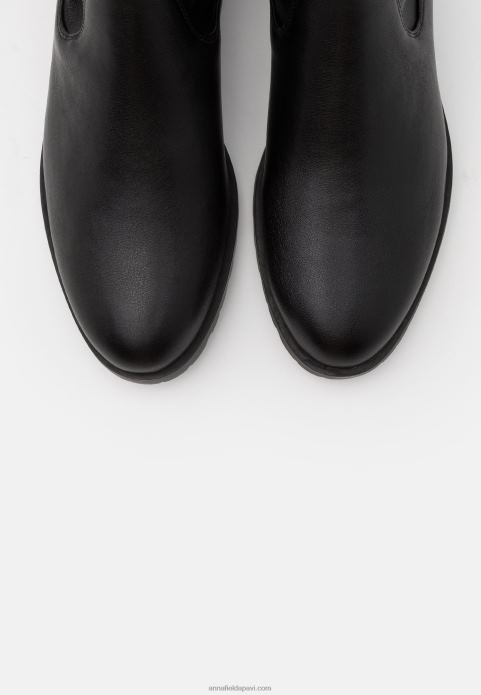 sievietes melni zābaki pāri ceļiem 2LHT2231 Anna Field