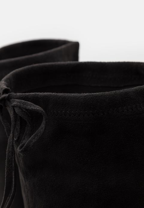 sievietes melni zābaki pāri ceļiem 2LHT2246 Anna Field