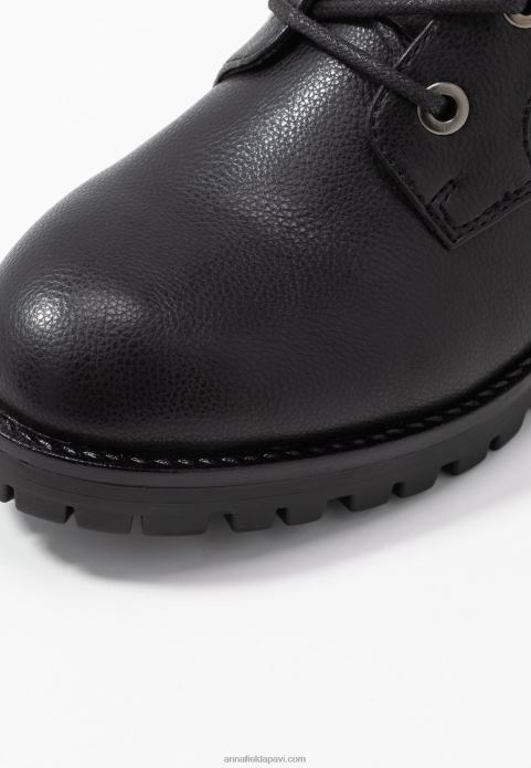 sievietes šņorzābaki melni 2LHT2222 Anna Field