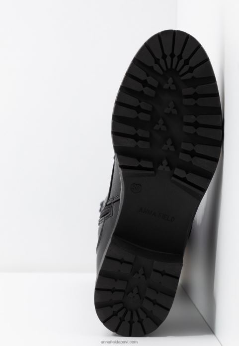 sievietes šņorzābaki melni 2LHT2222 Anna Field