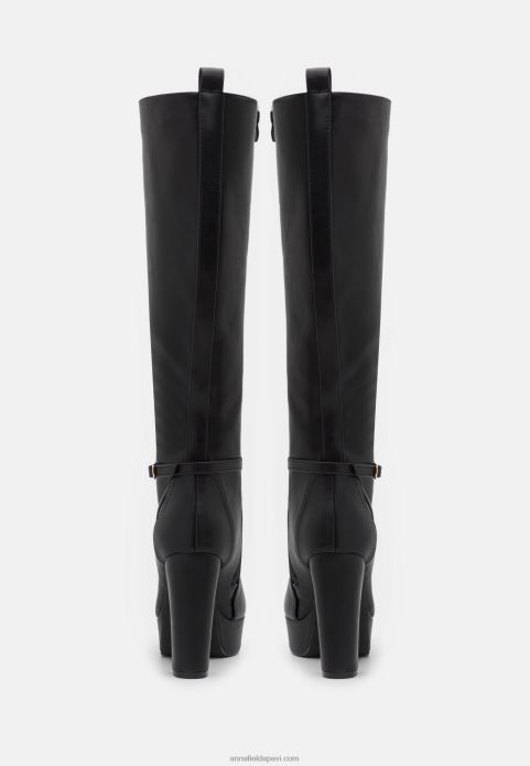 sievietes šņorzābaki melni 2LHT2223 Anna Field