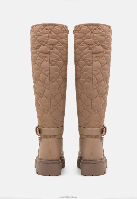 sievietes platformas zābaki bēši 2LHT2248 Anna Field