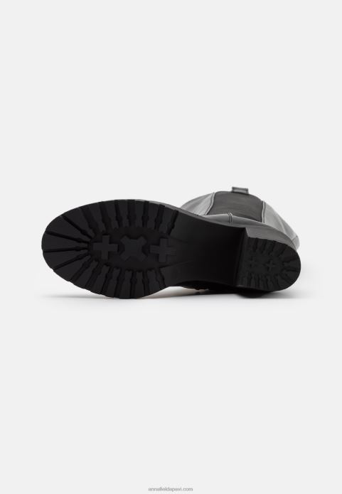 sievietes platformas zābaki melni 2LHT2254 Anna Field