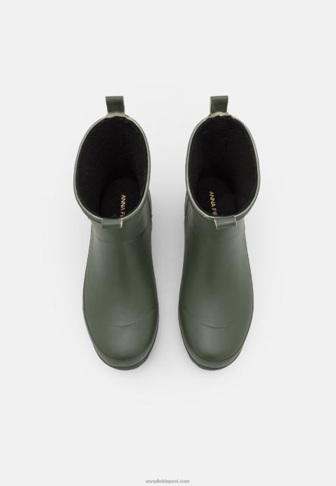 sievietes velsas tumši zaļas 2LHT2272 Anna Field