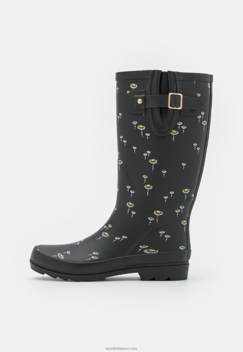 sievietes wellies melnas 2LHT2263 Anna Field