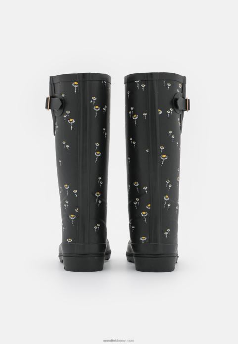 sievietes wellies melnas 2LHT2263 Anna Field