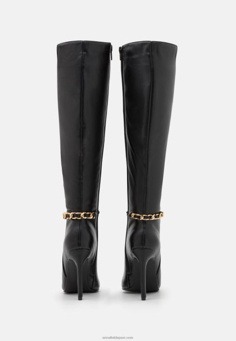 sievietes zābaki melni 2LHT2193 Anna Field