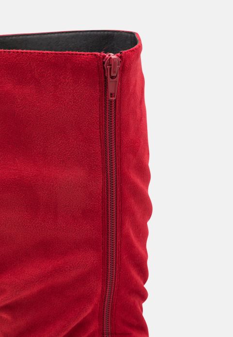 sievietes zābaki sarkani 2LHT2208 Anna Field