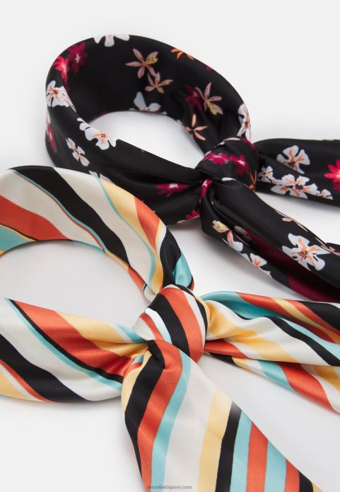 sievietes 2 iepakojumu lakats daudzkrāsains/melns 2LHT2712 Anna Field