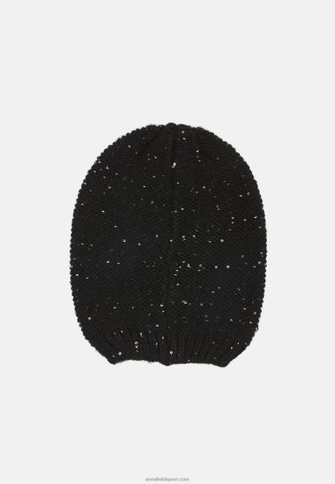 sievietes beanie melna 2LHT2714 Anna Field