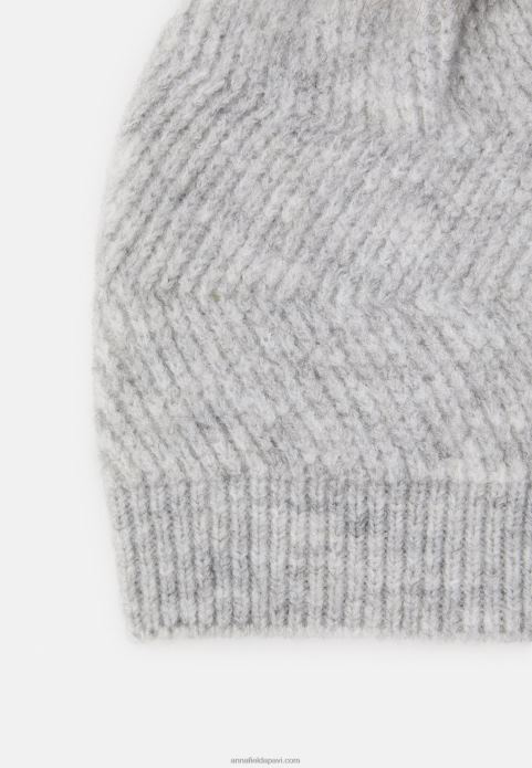 sievietes beanie pelēka 2LHT2708 Anna Field