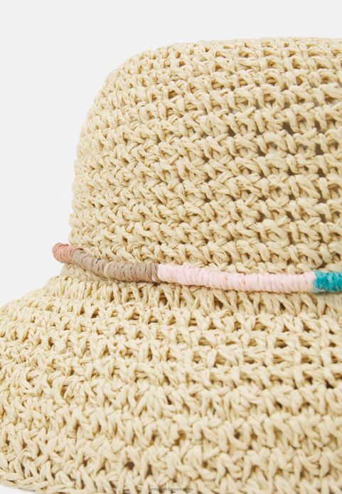 sievietes cepure dzeltenbrūnā/rozā krāsā 2LHT2723 Anna Field