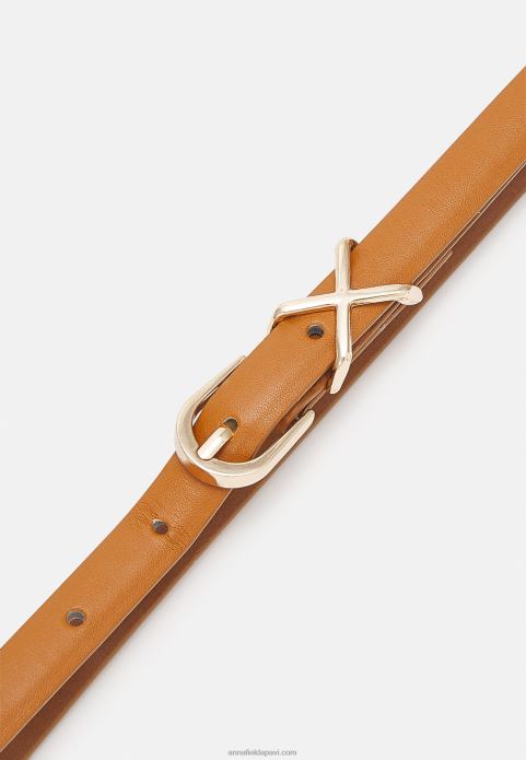 sievietes 3 paciņu josta melna/brūna/konjaks 2LHT2737 Anna Field