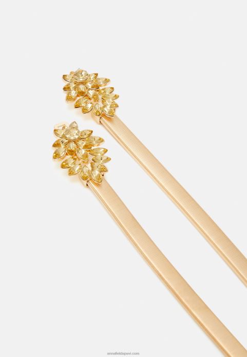 sievietes josta zelta krāsā 2LHT2733 Anna Field