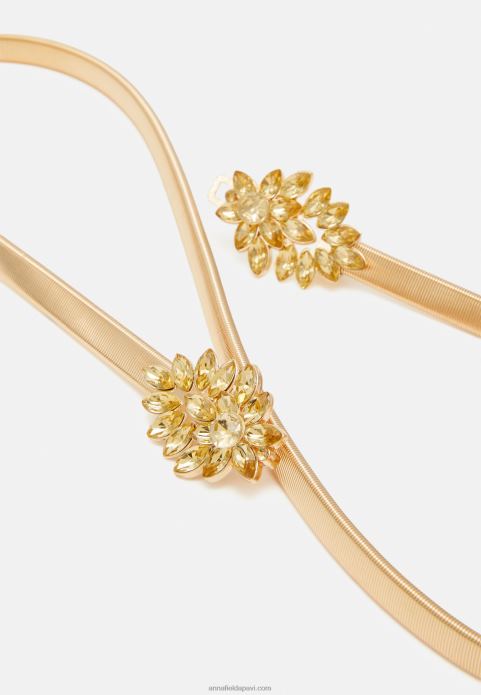 sievietes josta zelta krāsā 2LHT2733 Anna Field