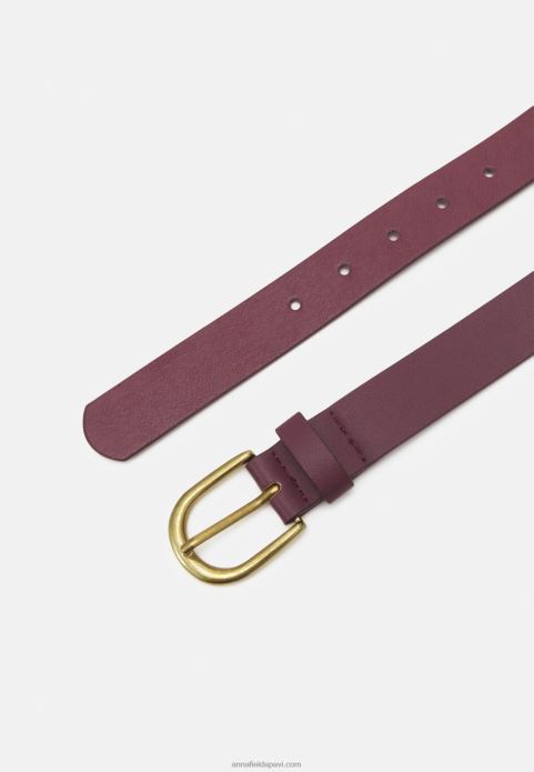 sievietes jostasvietas bordo josta 2LHT2775 Anna Field