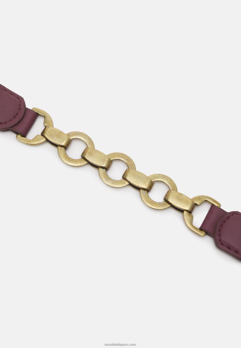 sievietes jostasvietas bordo josta 2LHT2775 Anna Field