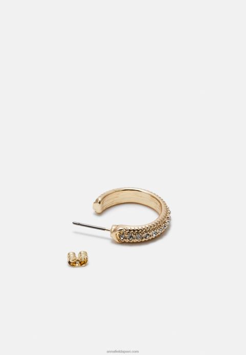 sievietes 6 paciņu auskari zelta krāsā 2LHT2661 Anna Field