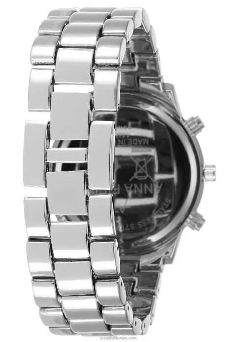 sievietes hronogrāfa pulkstenis sudraba krāsā 2LHT2793 Anna Field