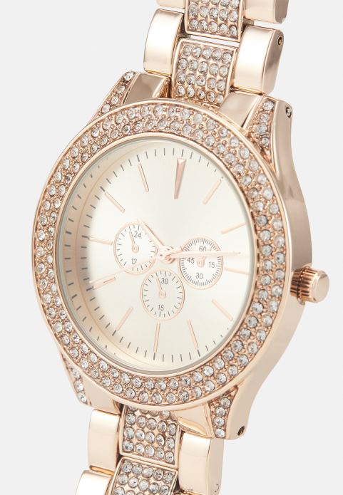 sievietes pulkstenis rozā zelta krāsā 2LHT2781 Anna Field