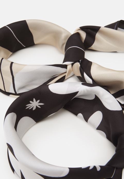 sievietes 2 iepakojumi foulard melns 2LHT2838 Anna Field