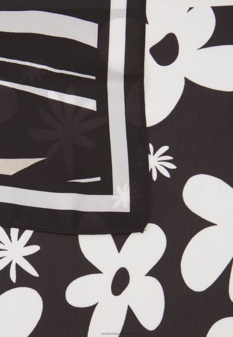 sievietes 2 iepakojumi foulard melns 2LHT2838 Anna Field