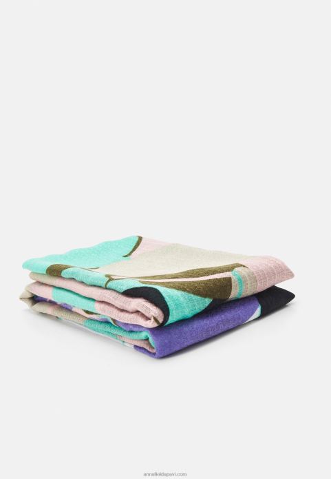 sievietes šalle zila 2LHT2829 Anna Field