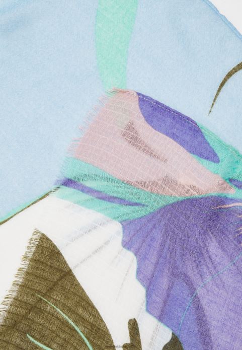 sievietes šalle zila 2LHT2829 Anna Field