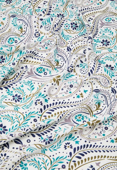 sievietes foulard tumši zils/zaļš/kamielis 2LHT2849 Anna Field