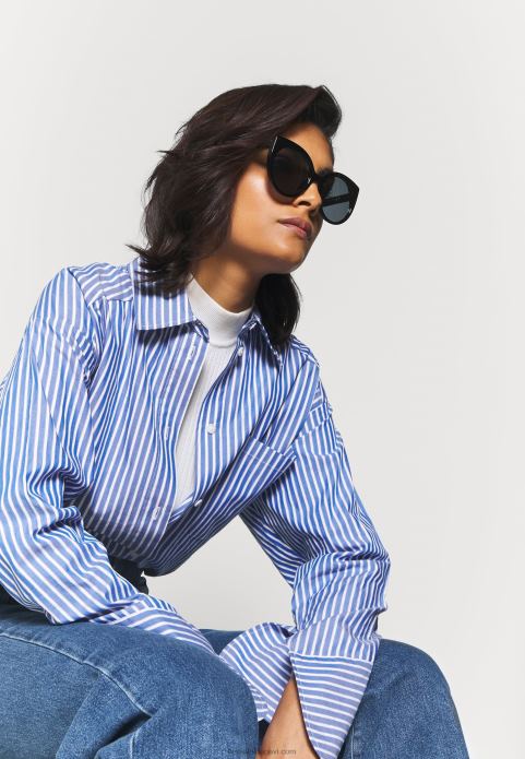 sievietes saulesbrilles melnas 2LHT2670 Anna Field