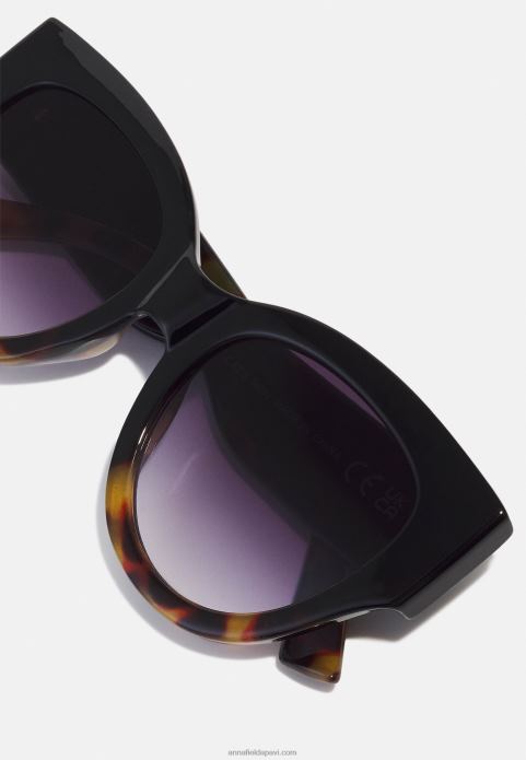 sievietes saulesbrilles melnas 2LHT2671 Anna Field