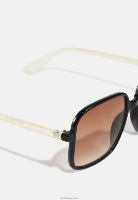 sievietes saulesbrilles melnas/bēšas 2LHT2693 Anna Field