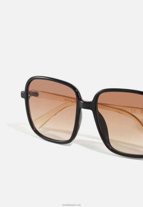 sievietes saulesbrilles melnas/bēšas 2LHT2693 Anna Field